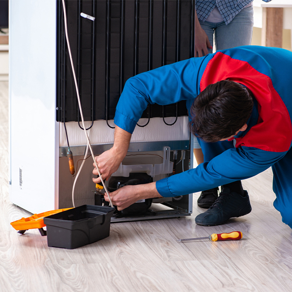 how much do you charge for refrigerator repair services in Wesley IA